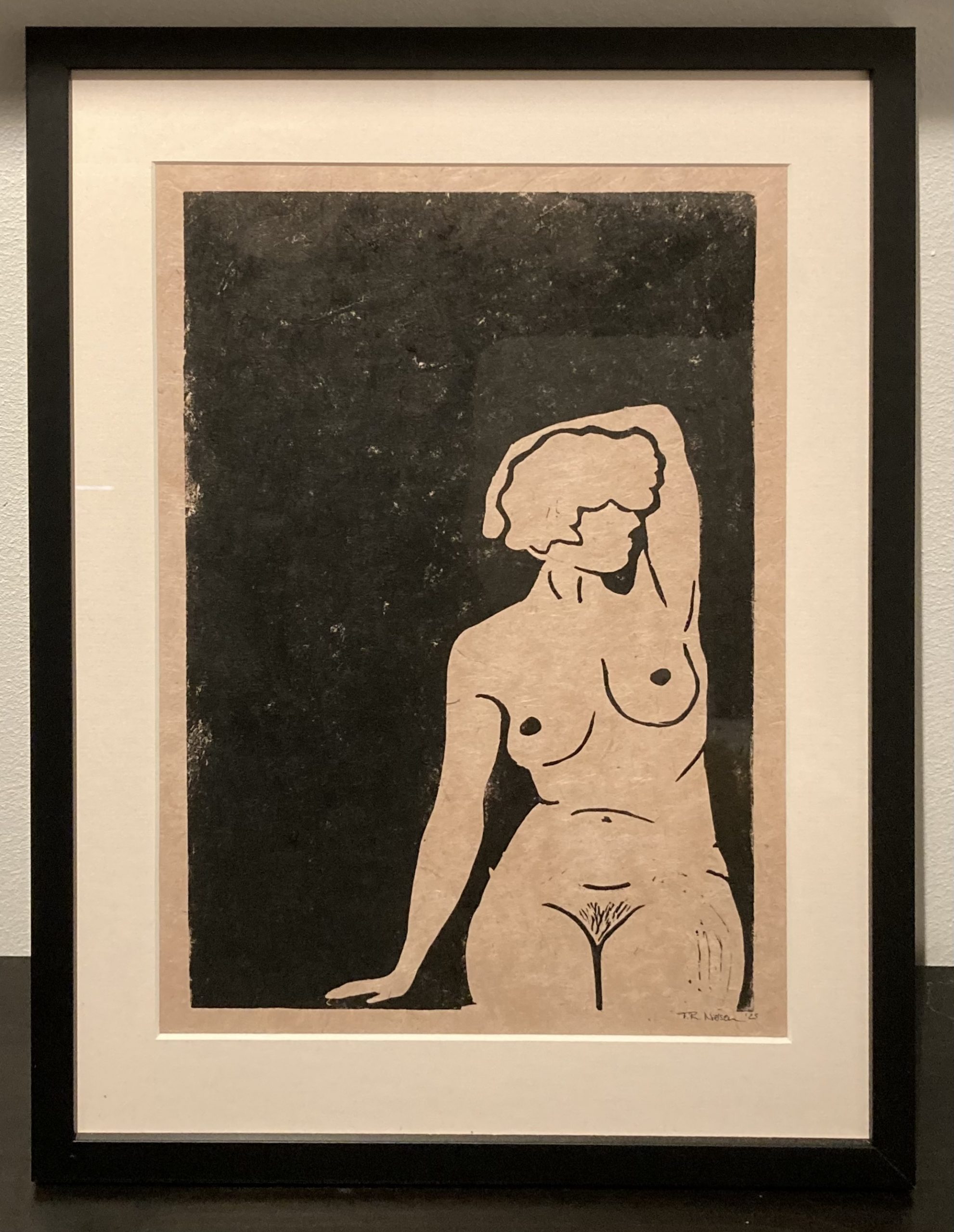 Weiblicher Akt, minimalistisch